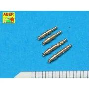 4 barrels tips for MG 17 - Aber Models A32 003
