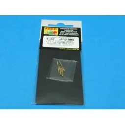 2 barrels for MG 131 -early, 1/32 - Aber Models A32 005
