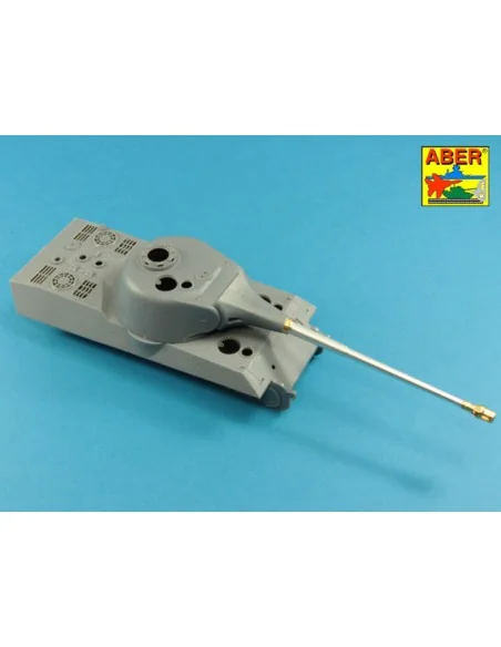 10, 5cm KwK L/70 barrel with double baffle muzzle brake for German ...