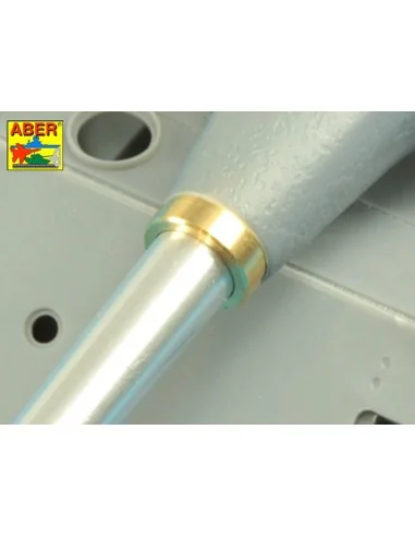10, 5cm KwK L/70 barrel with double baffle muzzle brake for German ...