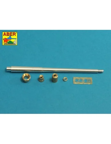 10, 5cm KwK L/70 barrel with perforated muzzle brake for German Pz....