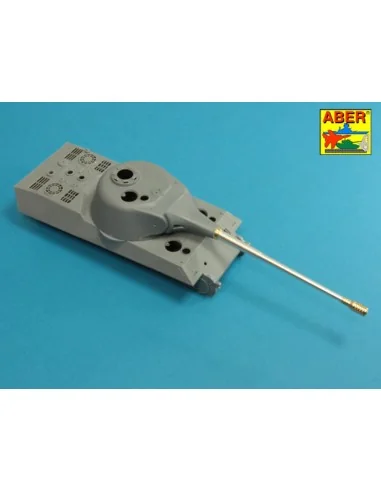 10, 5cm KwK L/70 barrel with perforated muzzle brake for German Pz....