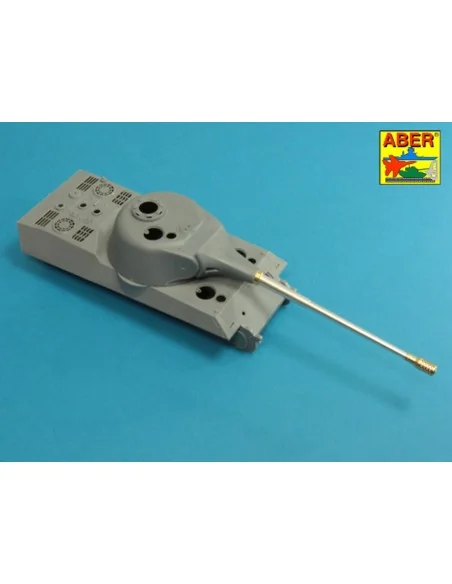 10, 5cm KwK L/70 barrel with perforated muzzle brake for German Pz....