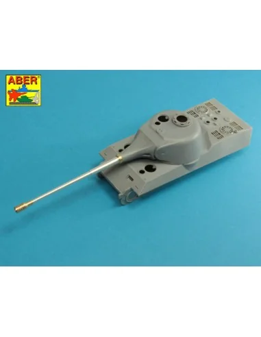 10, 5cm KwK L/70 barrel with perforated muzzle brake for German Pz....