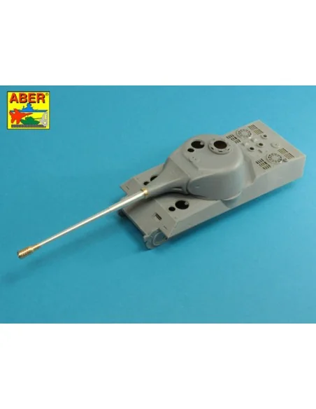 10, 5cm KwK L/70 barrel with perforated muzzle brake for German Pz....