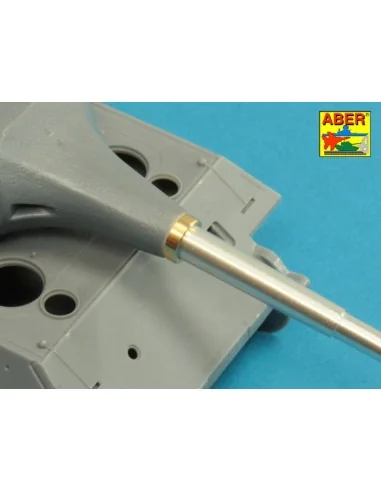 10, 5cm KwK L/70 barrel with perforated muzzle brake for German Pz....