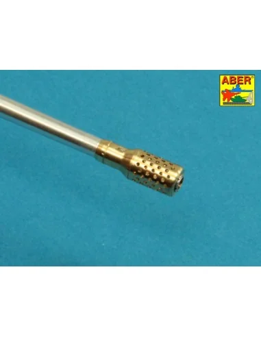 10, 5cm KwK L/70 barrel with perforated muzzle brake for German Pz....