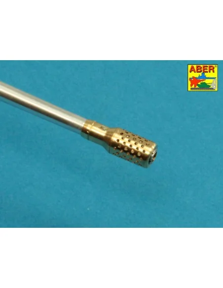 10, 5cm KwK L/70 barrel with perforated muzzle brake for German Pz....