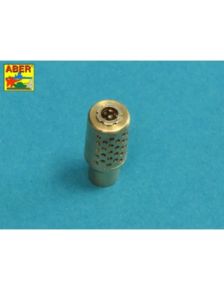 10, 5cm KwK L/70 barrel with perforated muzzle brake for German Pz....