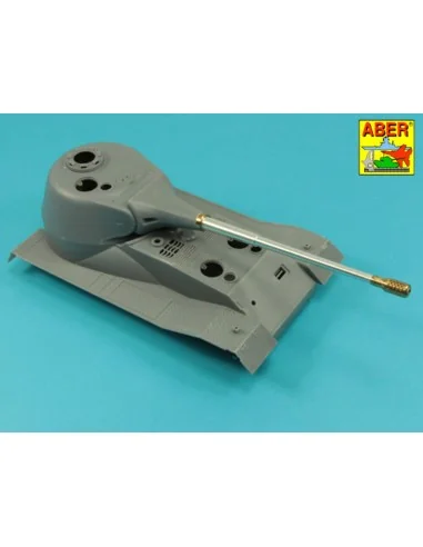 10, 5cm KwK L/70 barrel with perforated muzzle brake for German Pz....
