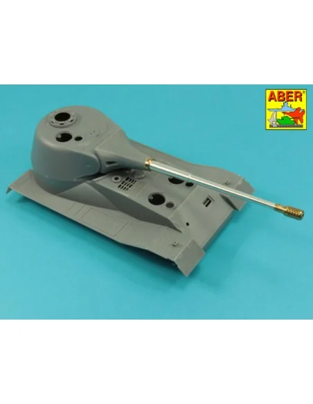 10, 5cm KwK L/70 barrel with perforated muzzle brake for German Pz....