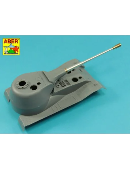 10, 5cm KwK L/70 barrel with perforated muzzle brake for German Pz....