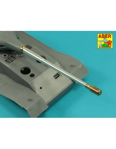 10, 5cm KwK L/70 barrel with perforated muzzle brake for German Pz....
