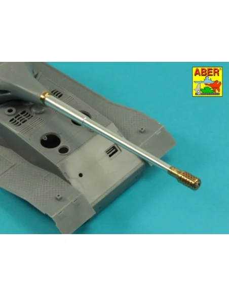 10, 5cm KwK L/70 barrel with perforated muzzle brake for German Pz....