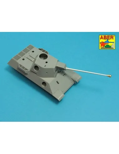 7, 5cm gun barrel with single baffle muzzle brake for German Tank V...