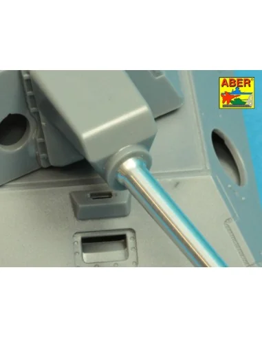 7, 5cm gun barrel with single baffle muzzle brake for German Tank V...