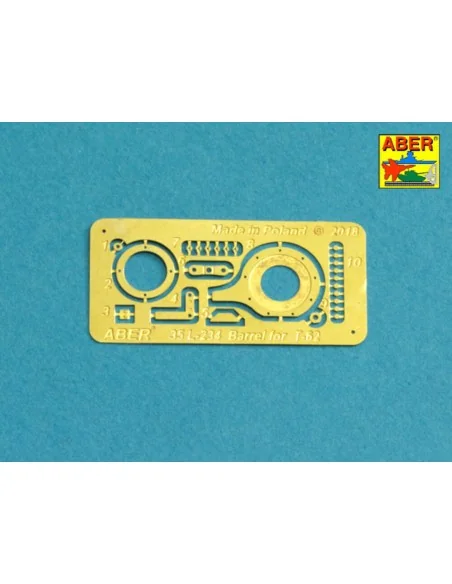 Russian U-5TS (2A20) 115mm tank barrel for T-62, 1/35 - Aber Models...