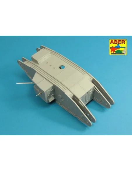 Barrels for British WWI Tank Mk.I Male - 6 pdr. gun x 2 & 8mm Hotch...