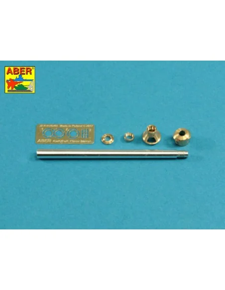 75mm KwK40L/48 barrel with middle model muzzle brake for Germ.Pz.Kp...