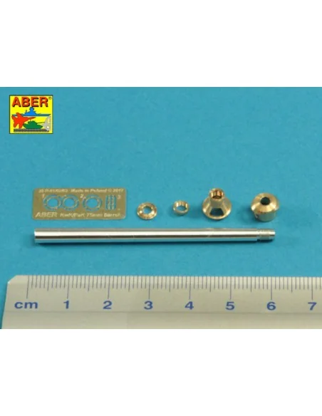 75mm KwK40L/48 barrel with middle model muzzle brake for Germ.Pz.Kp...