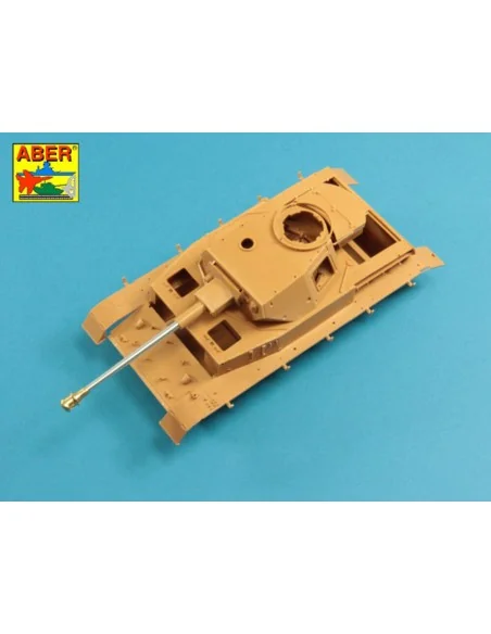 75mm KwK40L/48 barrel with middle model muzzle brake for Germ.Pz.Kp...