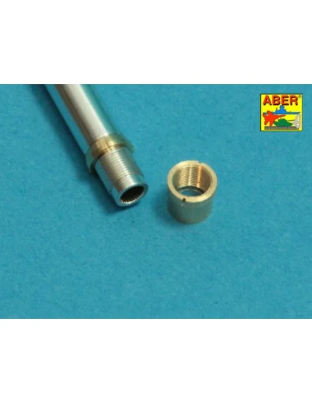 U.S 90 mm M3 barrel with thread protector for tank destroyer M36B1,...