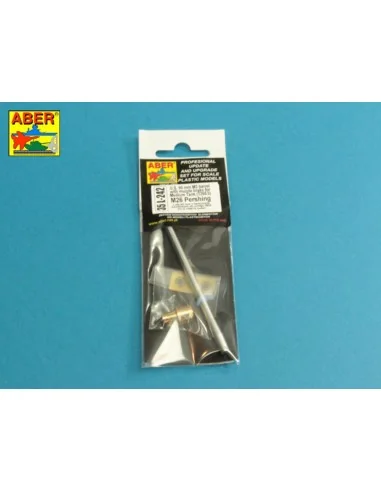 U.S 90 mm M3 barrel with muzzle brake for T26E3, Pershing, 1/35 - A...