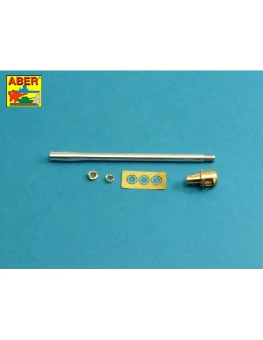 U.S 90 mm M3 barrel with muzzle brake for T26E3, Pershing, 1/35 - A...