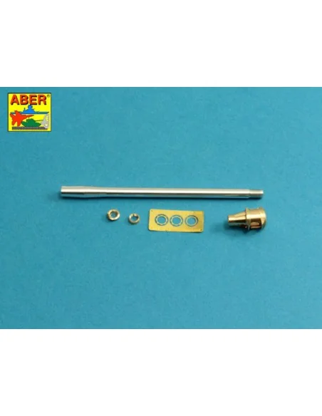 U.S 90 mm M3 barrel with muzzle brake for T26E3, Pershing, 1/35 - A...