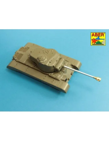 U.S 90 mm M3 barrel with muzzle brake for T26E3, Pershing, 1/35 - A...