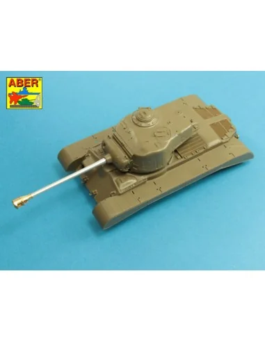 U.S 90 mm M3 barrel with muzzle brake for T26E3, Pershing, 1/35 - A...