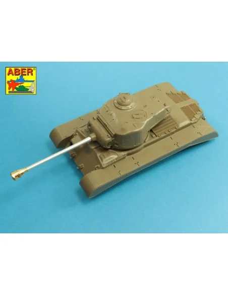 U.S 90 mm M3 barrel with muzzle brake for T26E3, Pershing, 1/35 - A...