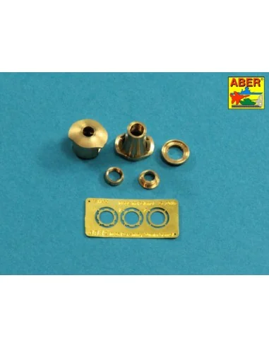 U.S 90 mm M3 barrel with muzzle brake for T26E3, Pershing, 1/35 - A...