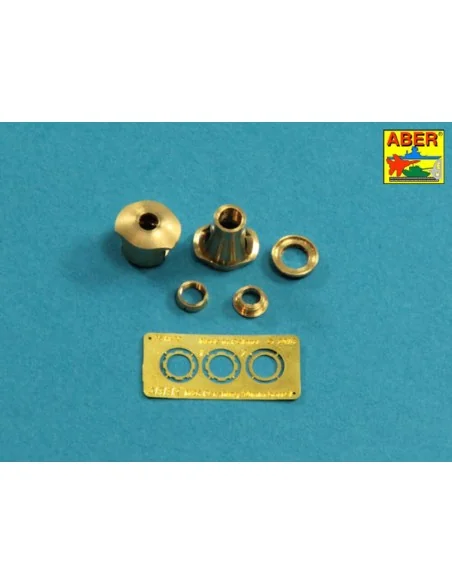 U.S 90 mm M3 barrel with muzzle brake for T26E3, Pershing, 1/35 - A...