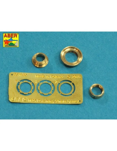 U.S 90 mm M3 barrel with muzzle brake for T26E3, Pershing, 1/35 - A...
