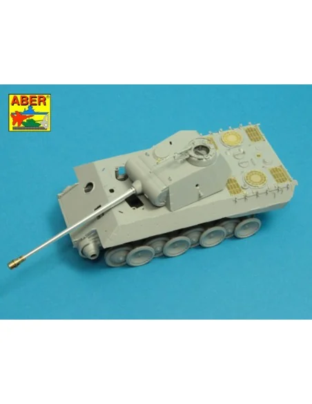 7, 5 cm barrel with muzzle brake for Panther Ausf.A, 1/35 - Aber Mo...