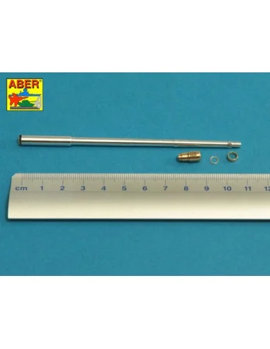 7, 5cm/5, 5cm Pak 41 L/57 gun barrel with muzzle brake for German T...