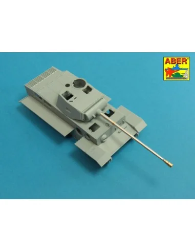 7, 5cm/5, 5cm Pak 41 L/57 gun barrel with muzzle brake for German T...
