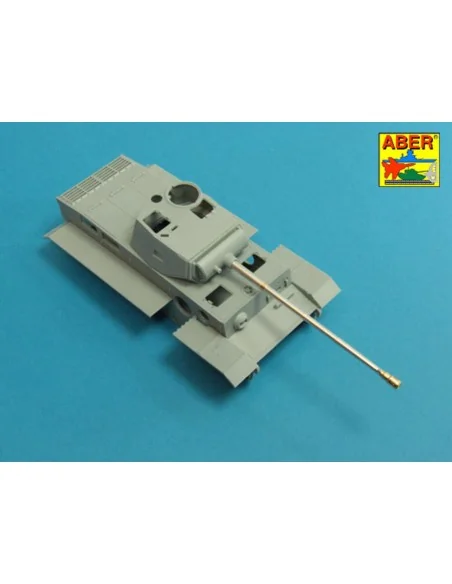 7, 5cm/5, 5cm Pak 41 L/57 gun barrel with muzzle brake for German T...