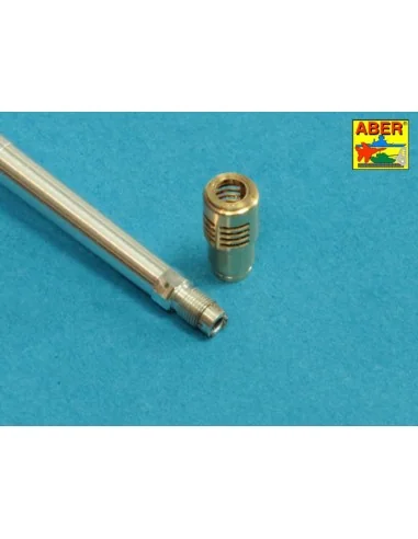 7, 5cm/5, 5cm Pak 41 L/57 gun barrel with muzzle brake for German T...