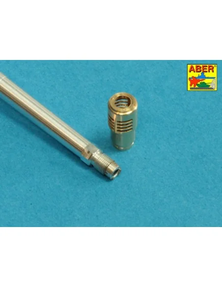 7, 5cm/5, 5cm Pak 41 L/57 gun barrel with muzzle brake for German T...