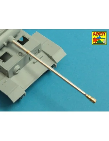 7, 5cm/5, 5cm Pak 41 L/57 gun barrel with muzzle brake for German T...
