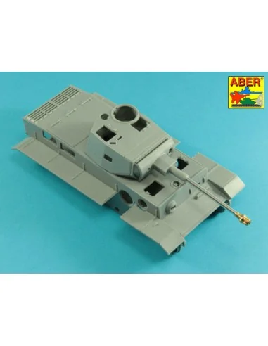 75mm gun barrel with muzzle brake for German Tank Pz.Kpfw. VI Ausf....