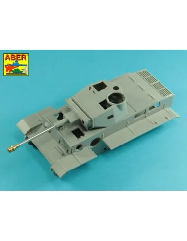 75mm gun barrel with muzzle brake for German Tank Pz.Kpfw. VI Ausf....