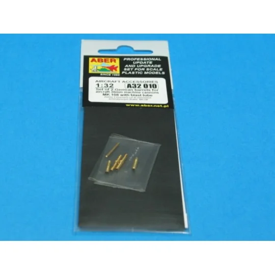 2 barrels for MK 108, 1/32 - Aber Models A32 010
