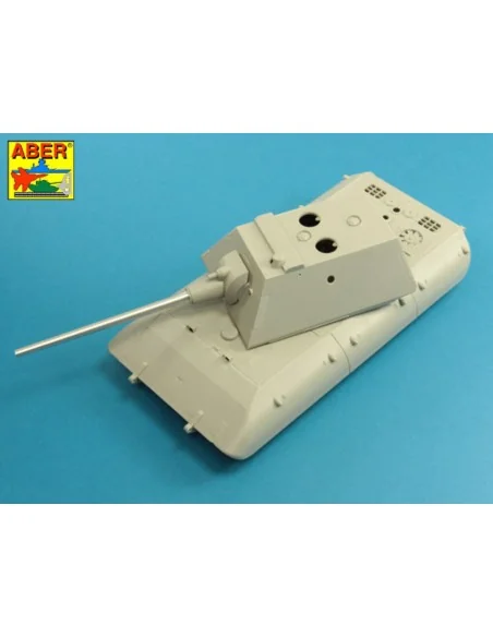 128mm Barrel for German E-100 Heavy Tank Krupp Turret, 1/35 - Aber ...