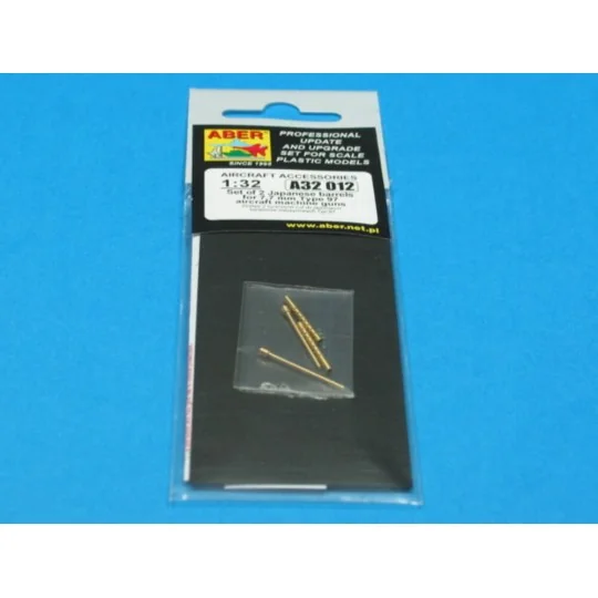 2 barrels for 7, 7mm Type 97, 1/32 - Aber Models A32 012 2 barrels for 7, 7mm Type 97, 1/32 - Aber Models A32 012