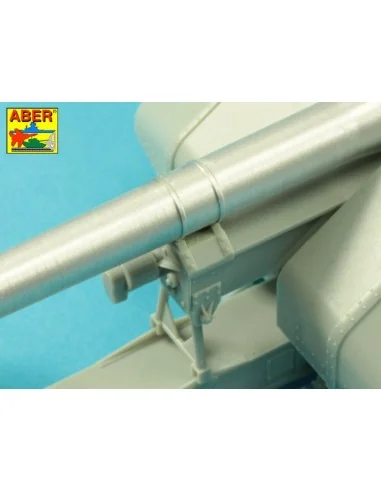 Barrel with muzzle brake for German Krupp 12, 8cm PAK 44 Anti-Tank ...