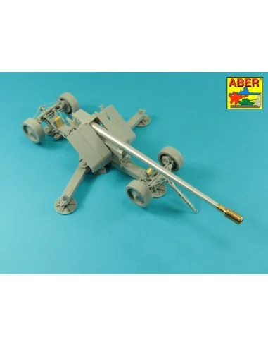 Barrel with muzzle brake for German Krupp 12, 8cm PAK 44 Anti-Tank ...