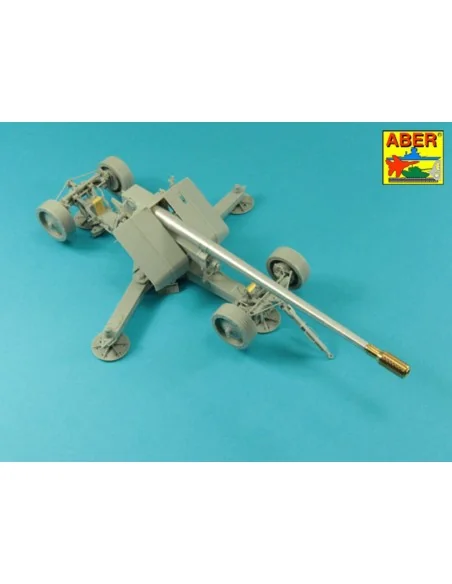 Barrel with muzzle brake for German Krupp 12, 8cm PAK 44 Anti-Tank ...